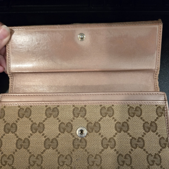 Gucci Lovely Heart GG Canvas Continental Long Wallet - Picture 7 of 12